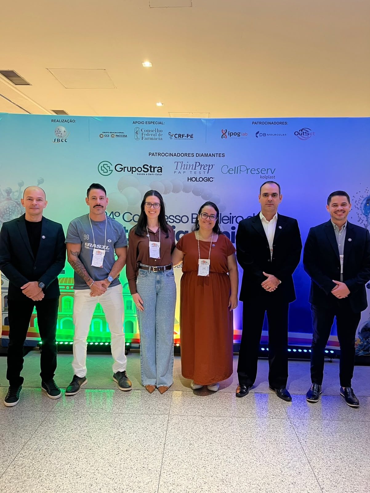 Integrantes da Comissão de Comunicação Social da SBCC no painel do 24º Congresso Brasileiro de Citologia Clínica